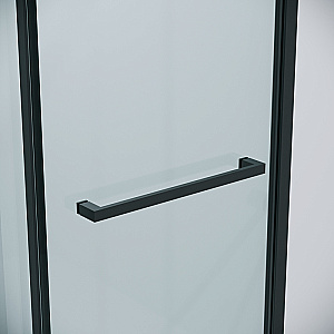 Душевая дверь Grossman Style 110 100.K33.05.110.21.00 стекло прозрачное/профиль черный матовый купить в интернет-магазине Sanbest