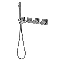 Смеситель для ванны Vincea Alto VBTW-6AL1GM вороненая сталь купить в интернет-магазине сантехники Sanbest