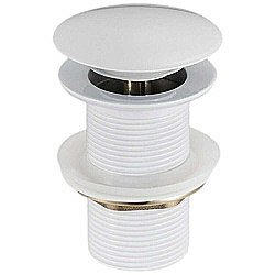 Донный клапан SantiLine SL-120 без перелива белый матовый купить в интернет-магазине сантехники Sanbest