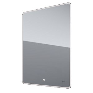 Зеркало c LED-подсветкой Dreja POINT 60x80 белый в ванную от интернет-магазине сантехники Sanbest