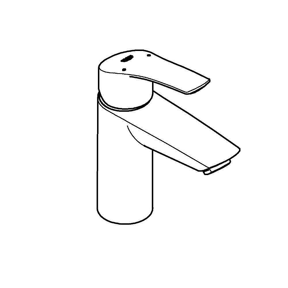 Смеситель для раковины GROHE Eurosmart 23922003 хром купить в интернет-магазине сантехники Sanbest
