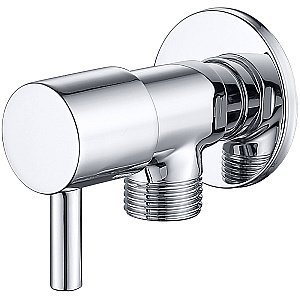 Запорный вентиль Aquatek AQ2450CR хром купить в интернет-магазине сантехники Sanbest