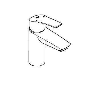 Смеситель для раковины GROHE Eurosmart 23922003 хром купить в интернет-магазине сантехники Sanbest