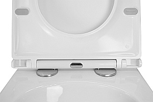 Унитаз подвесной Azario Grado AZ-0046N белый, безободковый, с крышкой микролифт купить в интернет-магазине Sanbest