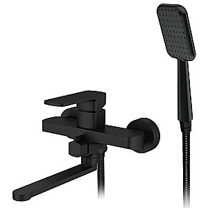 Смеситель для ванны Elghansa Heffen 5352520-20-Black черный купить в интернет-магазине сантехники Sanbest