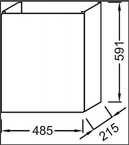 Тумба с раковиной Jacob Delafon ODEON UP 48 EB863RU-E5 дуб сонома для ванной в интернет-магазине Sanbest