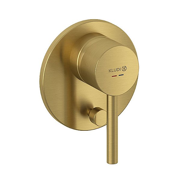 Смеситель для душа Kludi Bozz 38716N076 брашированное золото купить в интернет-магазине сантехники Sanbest