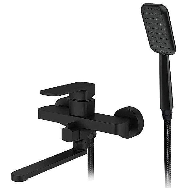 Смеситель для ванны Elghansa Heffen 5352520-20-Black черный купить в интернет-магазине сантехники Sanbest