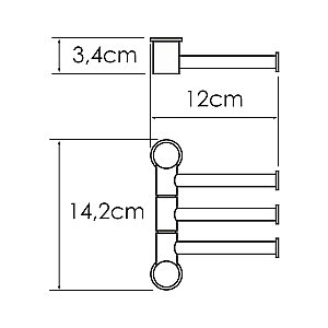 Полотенцедержатель WasserKRAFT K-1053BRUSHED GOLD матовое золото купить в интернет-магазине сантехники Sanbest
