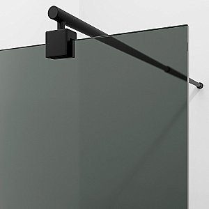 Душевое ограждение WasserKRAFT Rur 30W40MB-TG 120 стекло тонированное/профиль черный купить в интернет-магазине Sanbest