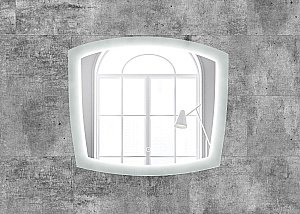 Зеркало Art&Max ROMA AM-Rom-1200-700-DS-F в ванную от интернет-магазине сантехники Sanbest