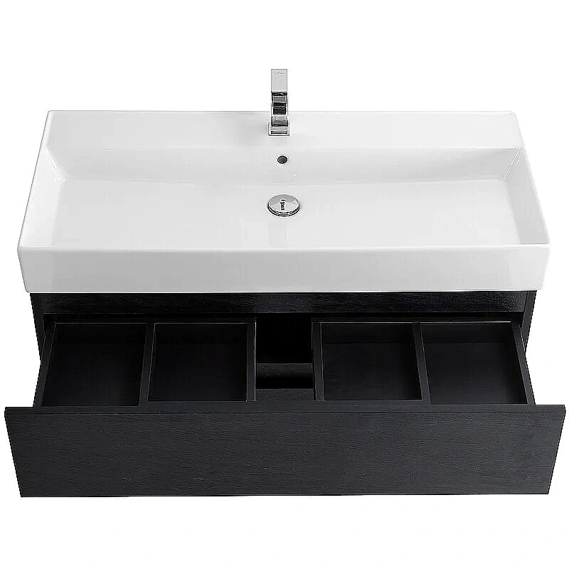 Тумба с раковиной Cezares Molveno 46 80 Nero для ванной в интернет-магазине Sanbest