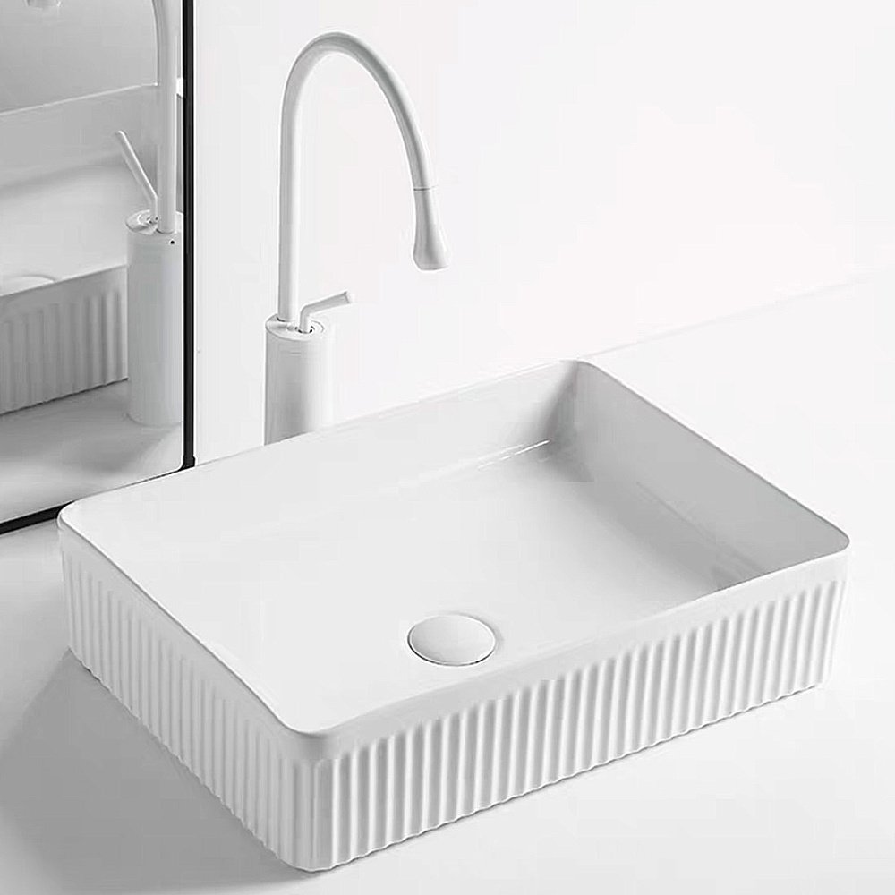 Раковина накладная RGW GS-20 80121020-01 белая купить в интернет-магазине Sanbest