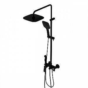 Душевая система Damixa Apollo DX220920300 черная матовая купить в интернет-магазине сантехники Sanbest