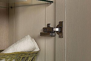 Пенал Aquanet Тесса 35 жасмин/золото для ванной в интернет-магазине сантехники Sanbest