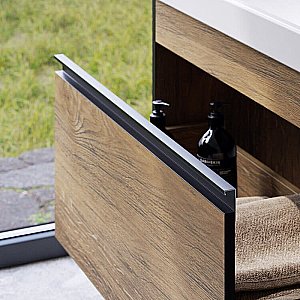 Тумба с раковиной Aqwella Urban 80 URB0108 дуб балтийский для ванной в интернет-магазине Sanbest