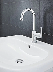 Раковина на полупьедестале Grohe Euro Ceramic 55 белая купить в интернет-магазине Sanbest