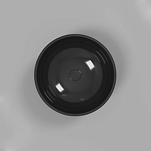 Раковина накладная WhiteCross Cornelian 43 0714.043043.101 черная купить в интернет-магазине Sanbest