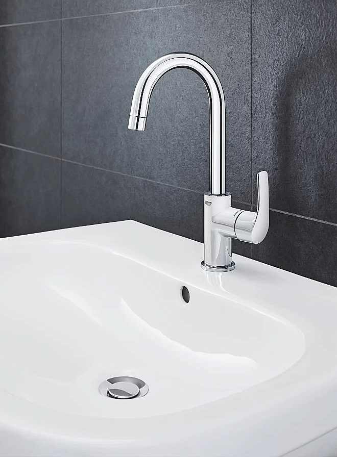 Раковина на полупьедестале Grohe Euro Ceramic 55 белая купить в интернет-магазине Sanbest