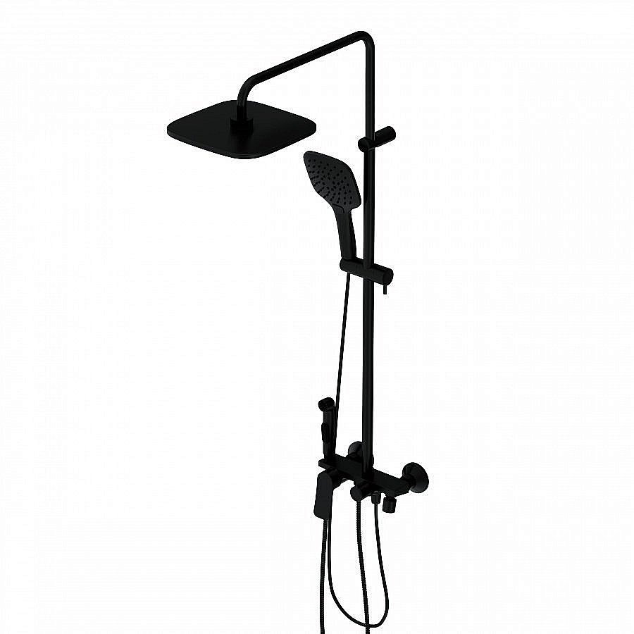 Душевая система Damixa Apollo DX220920300 черная матовая купить в интернет-магазине сантехники Sanbest