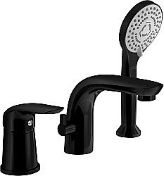 Смеситель для ванны Orange M60-333b черный купить в интернет-магазине сантехники Sanbest