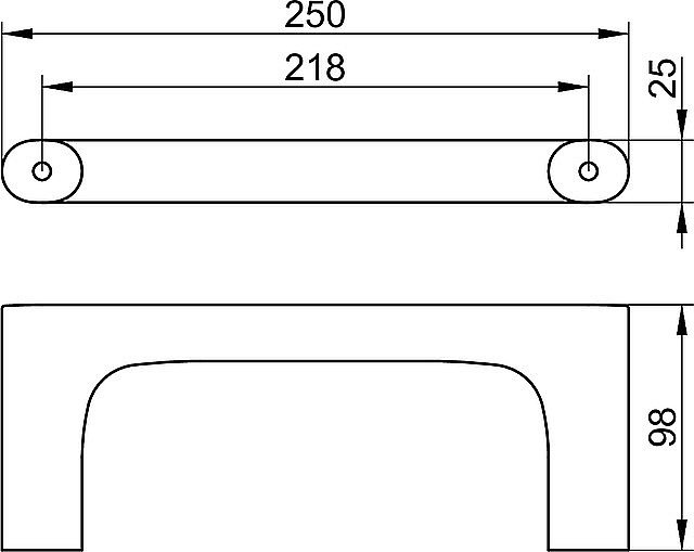 Полотенцедержатель KEUCO EDITION 400 11521130000 хром черный купить в интернет-магазине сантехники Sanbest