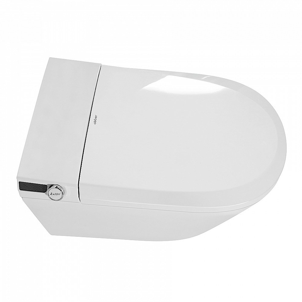 Унитаз-биде подвесной Abber Bequem AC1119S электронный, импульсный смыв, с крышкой микролифт белый купить в интернет-магазине Sanbest