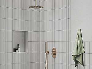 Держатель верхнего душа Ravak Chrome X07P713 розовое золото купить в интернет-магазине сантехники Sanbest