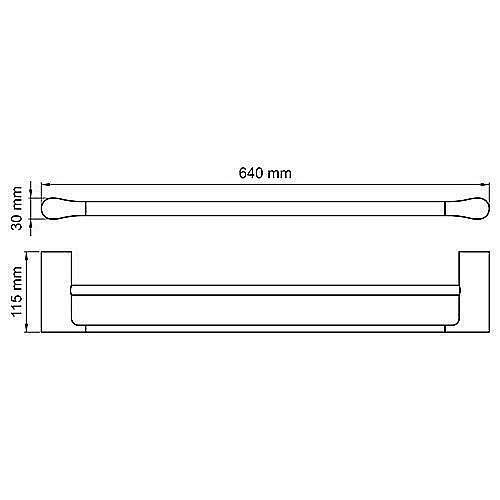 Полотенцедержатель WasserKRAFT Elbe К-7240 купить в интернет-магазине сантехники Sanbest