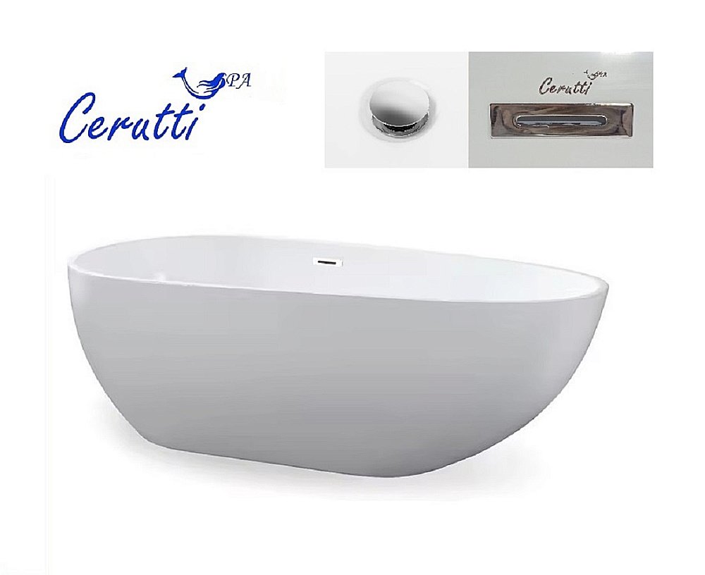 Ванна акриловая  Ceruttispa MIMI160 160х75 белая купить в интернет-магазине Sanbest