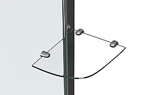 Душевой уголок Bravat LINE BS090.2116A 90х90 стекло прозрачное/профиль хром купить в интернет-магазине Sanbest