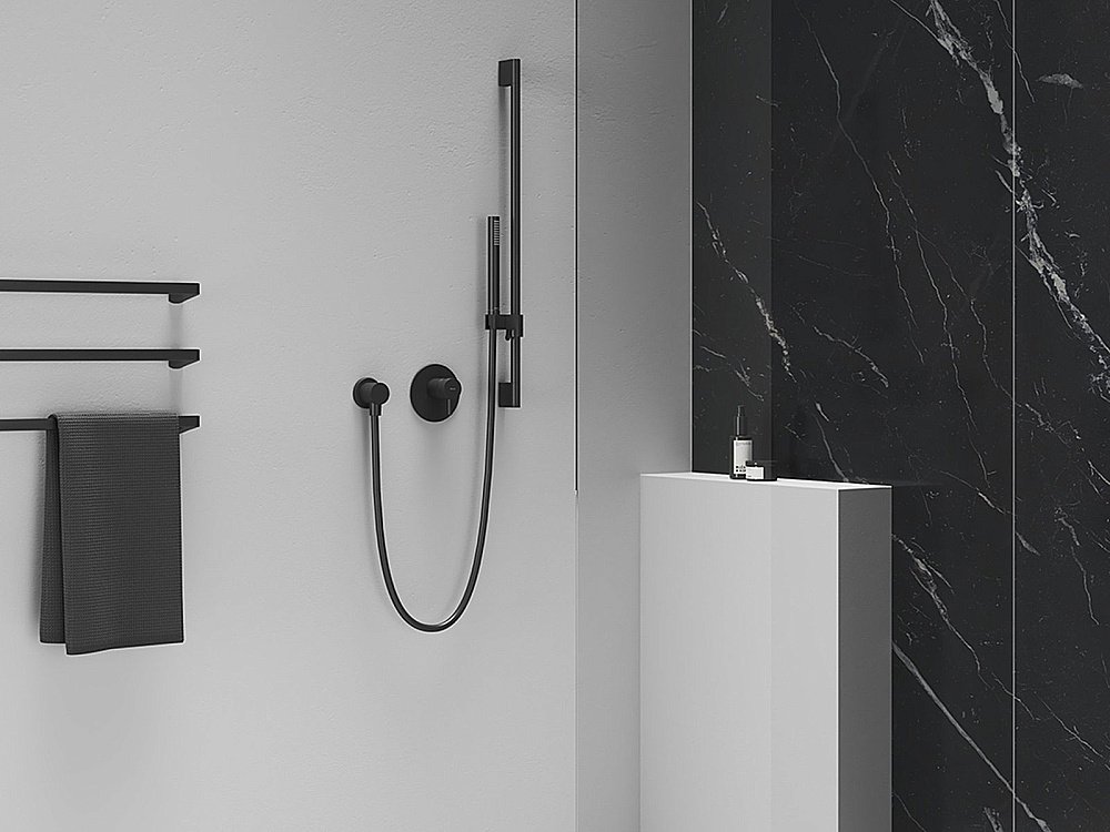 Душевой шланг Ravak SatinFlex X07P671 черный матовый купить в интернет-магазине сантехники Sanbest