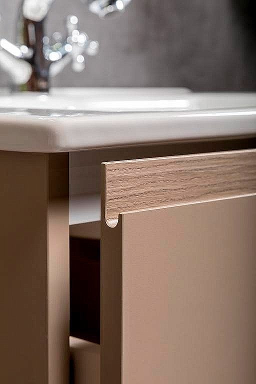 Тумба с раковиной Armadi Art Capolda 65 латте для ванной в интернет-магазине Sanbest