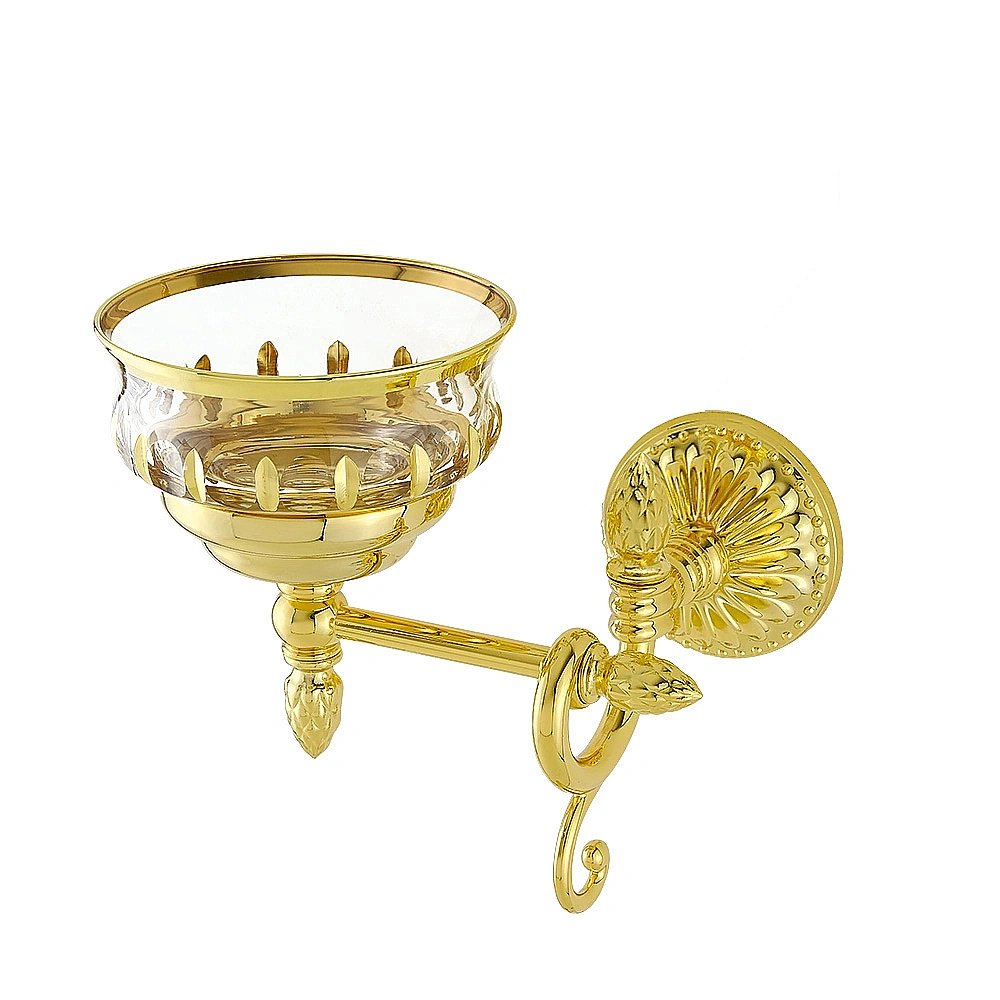 Мыльница настенная Migliore VERSAILLES 32631 декор золото/золото купить в интернет-магазине сантехники Sanbest