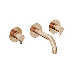 Смеситель для ванны Ravak Espirit X070351 розовое золото купить в интернет-магазине сантехники Sanbest