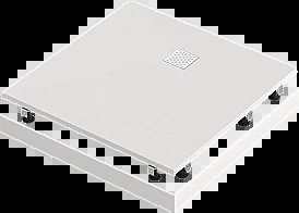 Душевой поддон литьевой Good Door Essentia 90x90 белый купить в интернет-магазине Sanbest