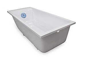 Ванна из искусственного камня Marmo Bagno Алесса NEW 170х70 MB-ALN170-70 белая купить в интернет-магазине Sanbest