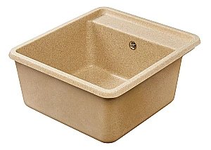 Мойка кухонная Акватон Беллис 57 песочная купить в интернет-магазине сантехники Sanbest