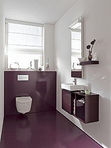 Унитаз подвесной Geberit iCon 204070000 белый, с крышкой микролифт, безободковый купить в интернет-магазине Sanbest