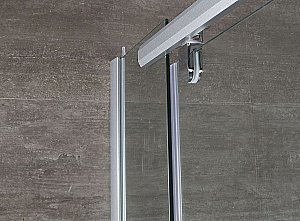 Душевой уголок Alex Baitler 100х100 ER10110H-C1 стекло прозрачное/профиль хром купить в интернет-магазине Sanbest