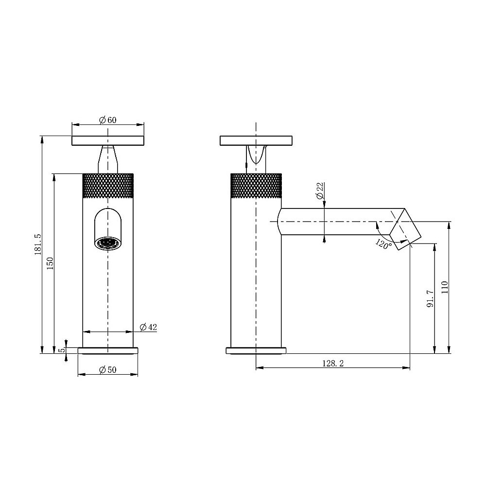 Смеситель для раковины WONZON & WOGHAND WW-H1065-MB черный матовый купить в интернет-магазине сантехники Sanbest