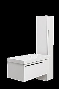 Тумба с раковиной LA FENICE Elba Bianco 90 белая для ванной в интернет-магазине Sanbest