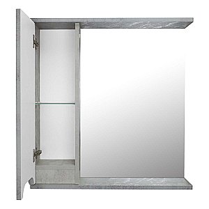 Зеркало со шкафом Loranto Florena 70 светлый бетон купить в интернет-магазине сантехники Sanbest