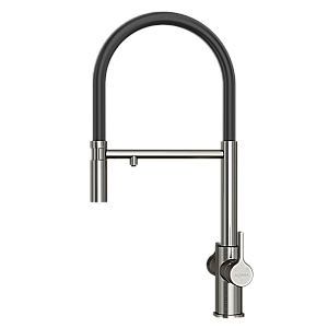 Смеситель для кухни Elghansa 56F5511-Gun оружейная сталь матовая купить в интернет-магазине сантехники Sanbest