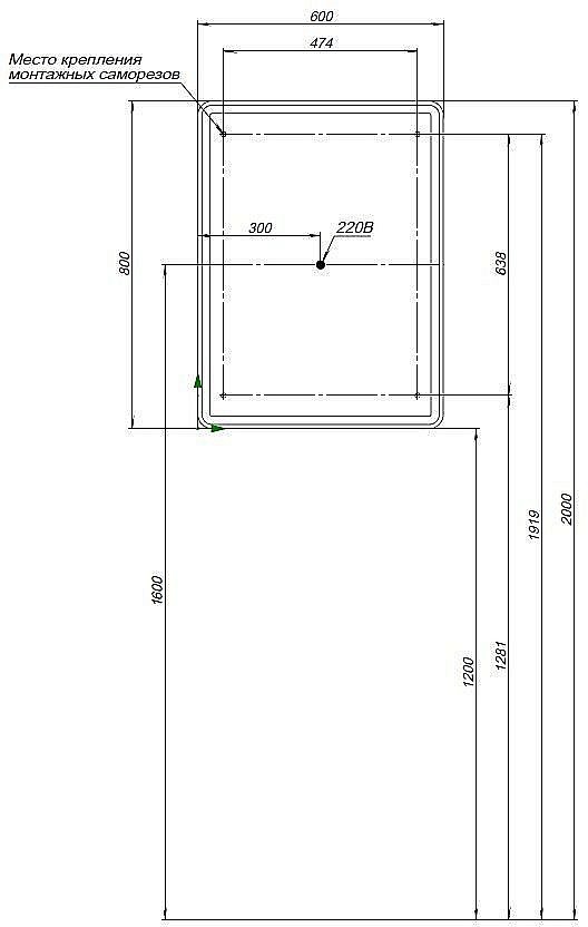 Зеркальный шкаф Aquanet Оптима 311860 60 купить в интернет-магазине сантехники Sanbest