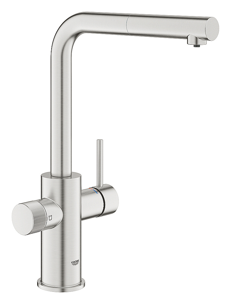 Смеситель для кухни GROHE Blue Pure Minta 30590DC0 суперсталь купить в интернет-магазине сантехники Sanbest