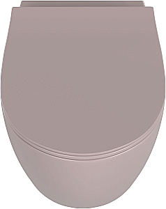 Унитаз подвесной Allen Brau Fantasy 3 Vortex 4.11035.TP коричневый матовый, с крышкой микролифт, слив торнадо купить в интернет-магазине Sanbest