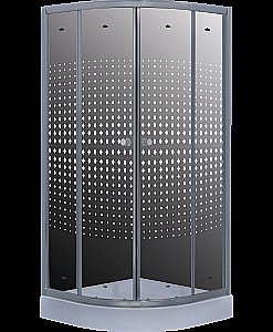 Душевой уголок TIMO TL-8001 80x80 стекло прозрачное с рисунком купить в интернет-магазине Sanbest