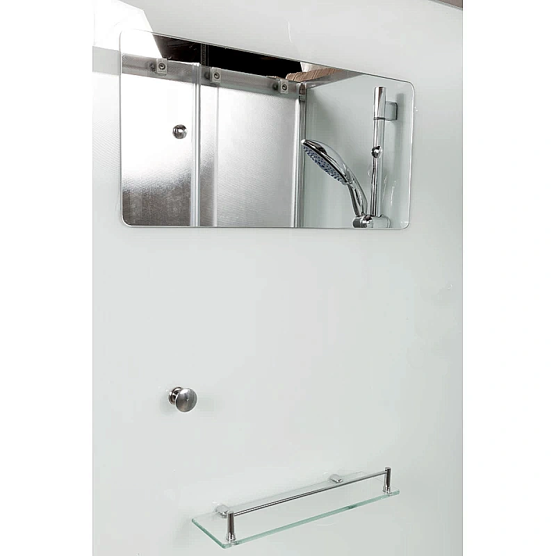Душевая кабина AvaCan D120SRLED 120x80 с подсветкой, стекло матовое/профиль хром, правосторонняя купить в интернет-магазине Sanbest