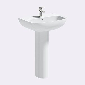 Раковина с пьедесталом Grohe Bau Ceramic GR2007-1 61 купить в интернет-магазине Sanbest